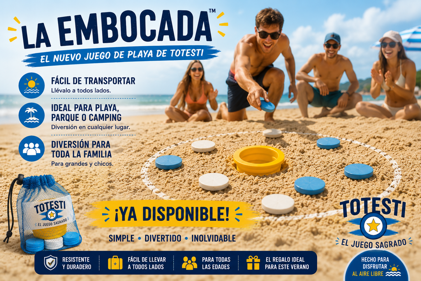 La Embocada - Juego de Playa para Toda la Familia | Totesti