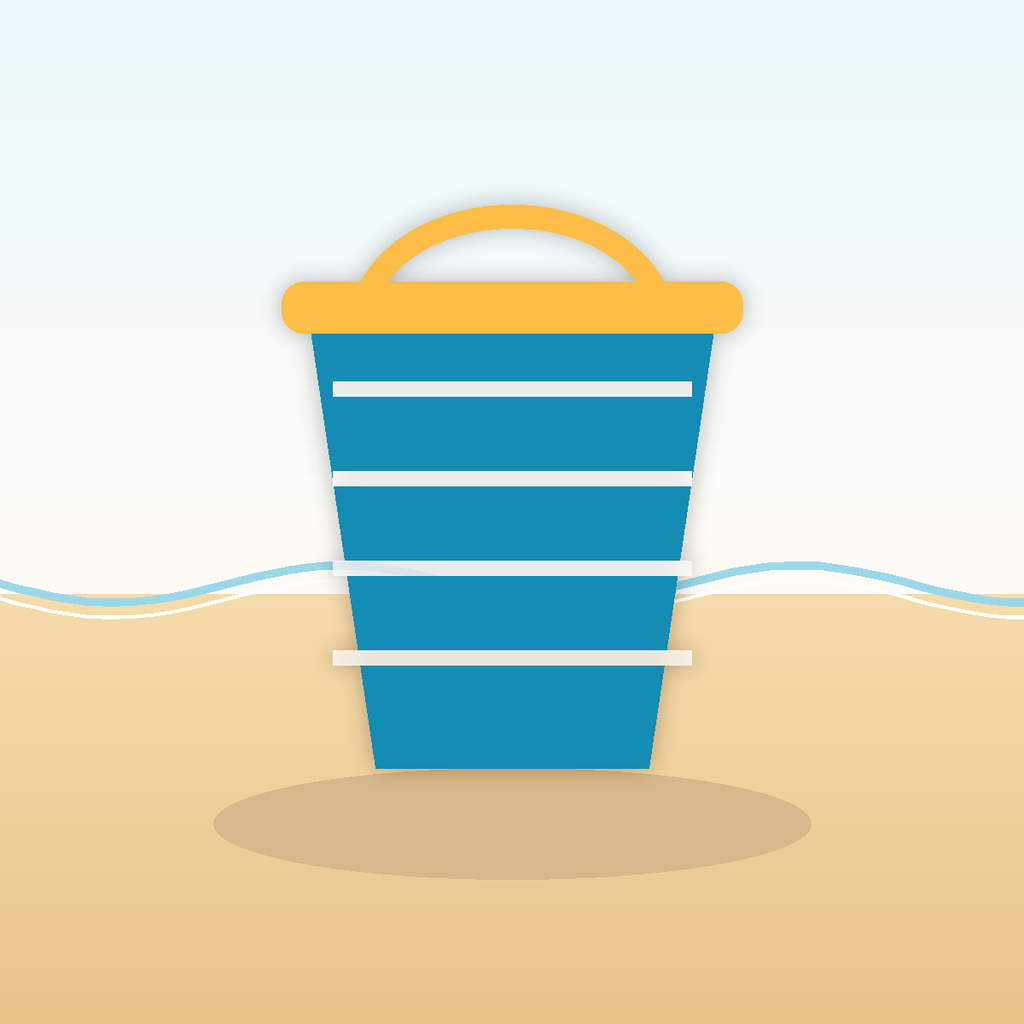 Cubo Plegable de Playa