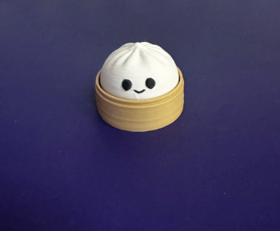 Dumpling clicker con base beige