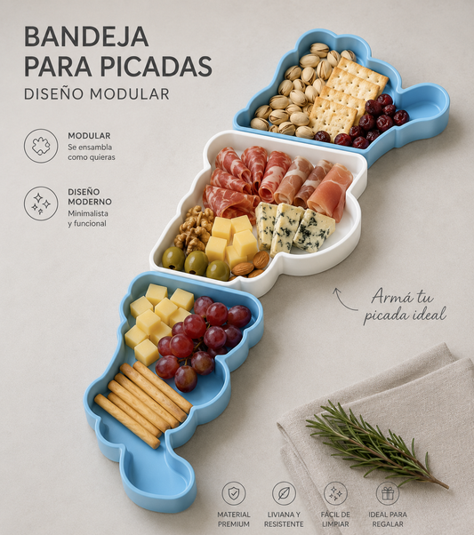 Bandeja Modular Argentina para Picadas | Totesti