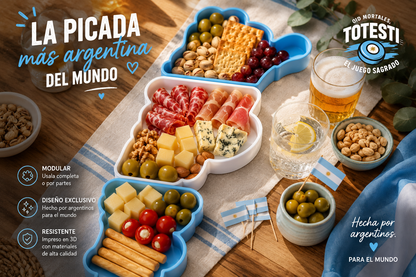 Bandeja Modular Argentina para Picadas | Totesti
