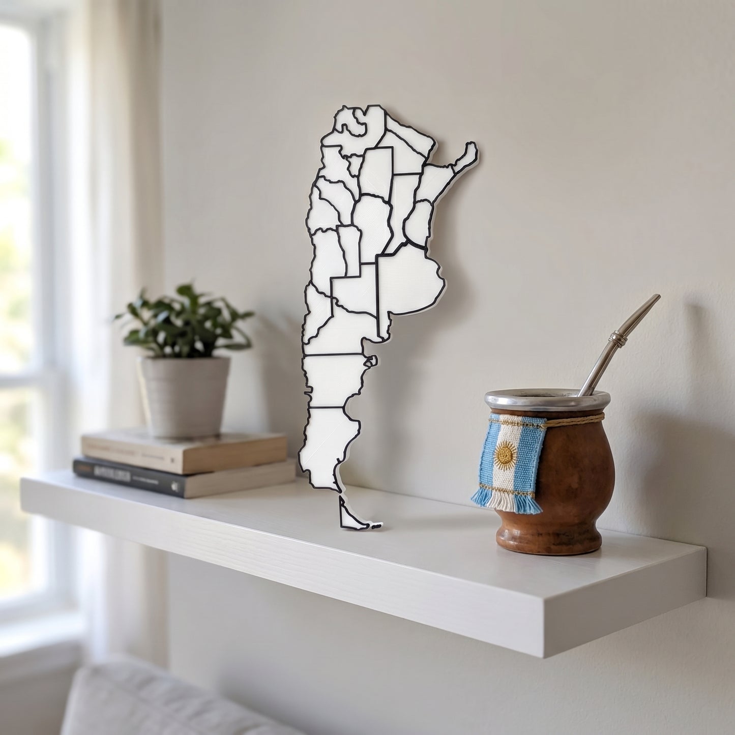 Mapa de Argentina por Provincias en uso