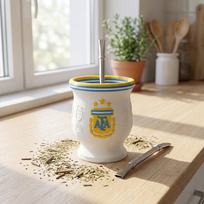 Mate Argentino AFA en uso