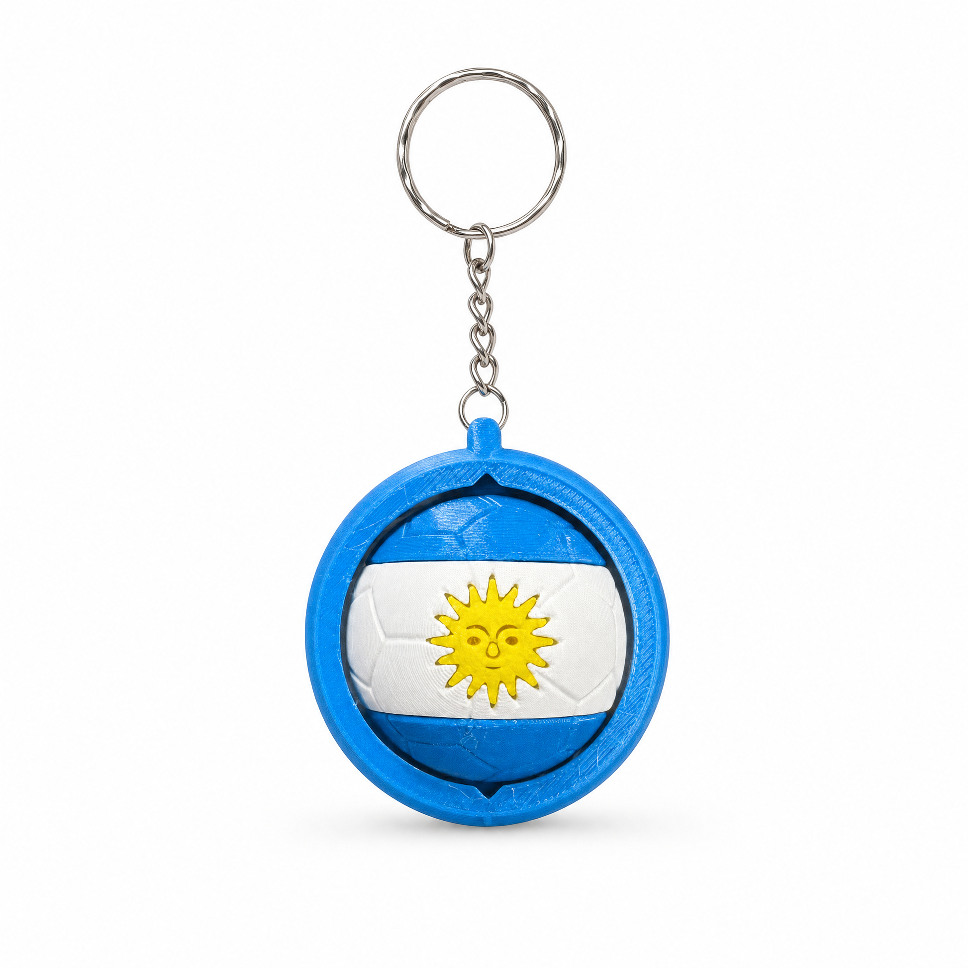 Llavero Giratorio Argentina Multicolor