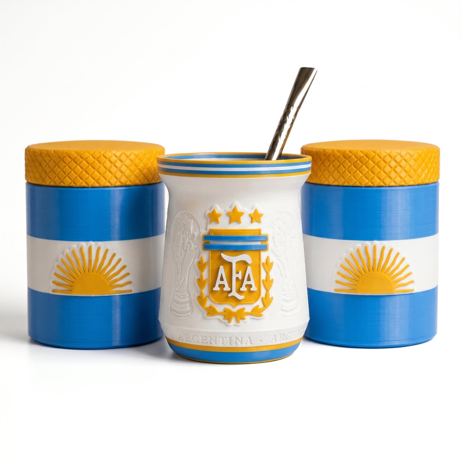 Set Yerbero y Azucarero Argentina Mundial