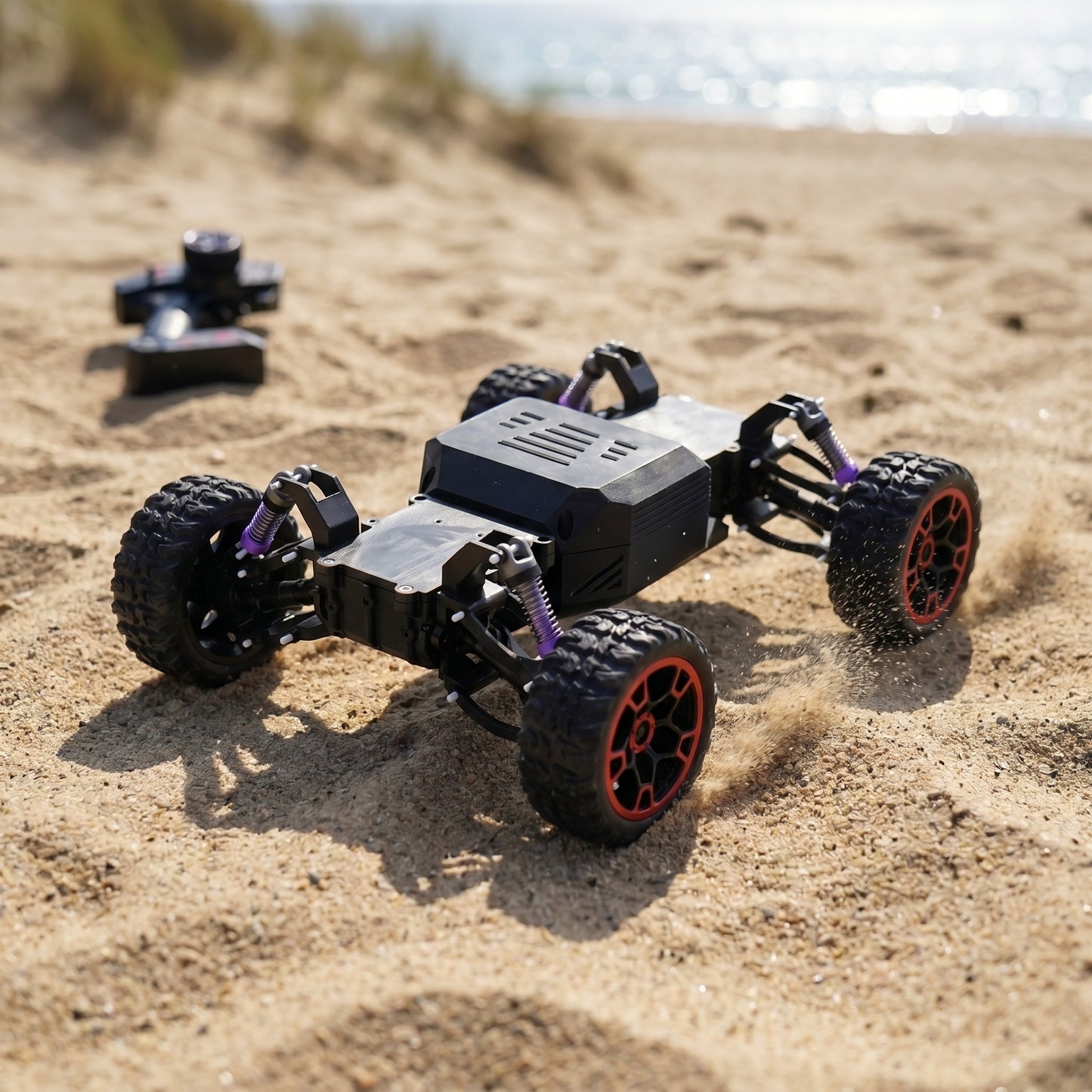 Kit Educativo RC Plataforma 4 Motores en uso