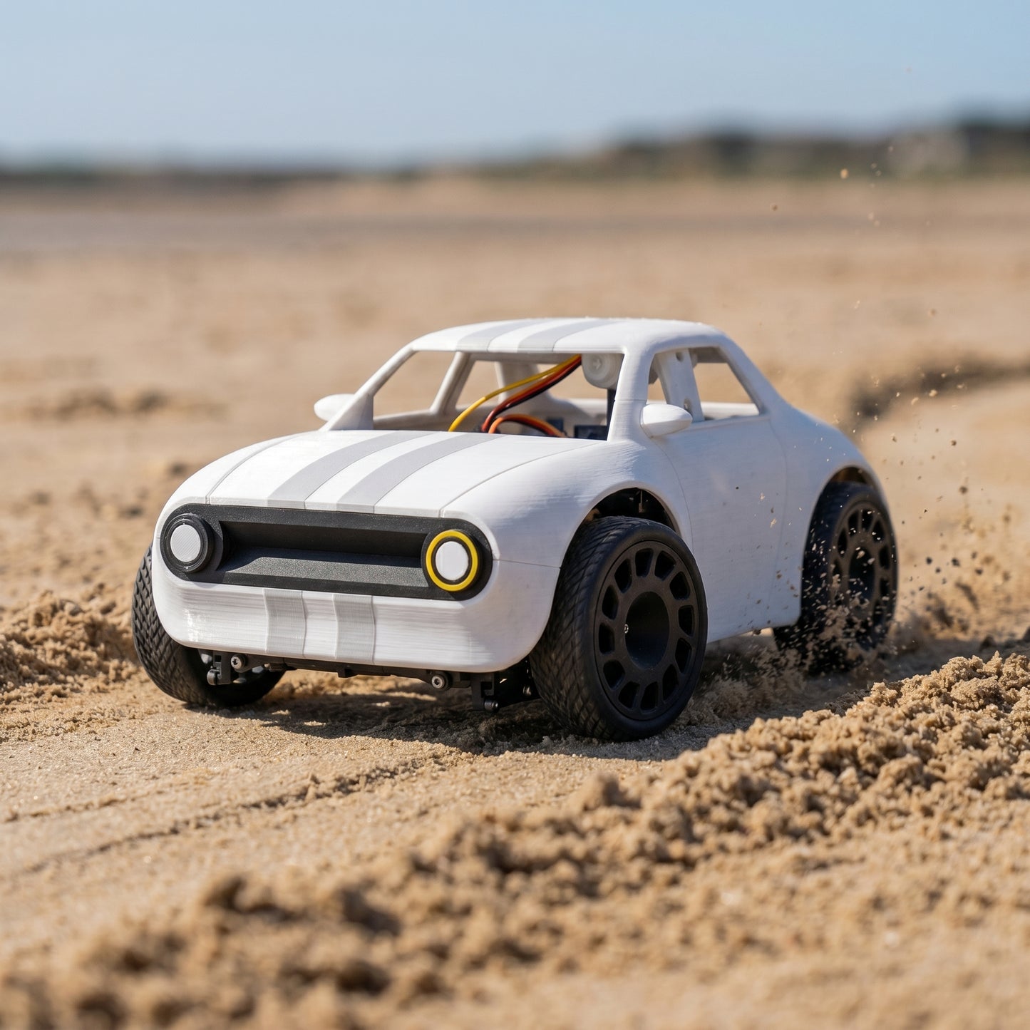 Kit Educativo RC Coche 4x4 en uso