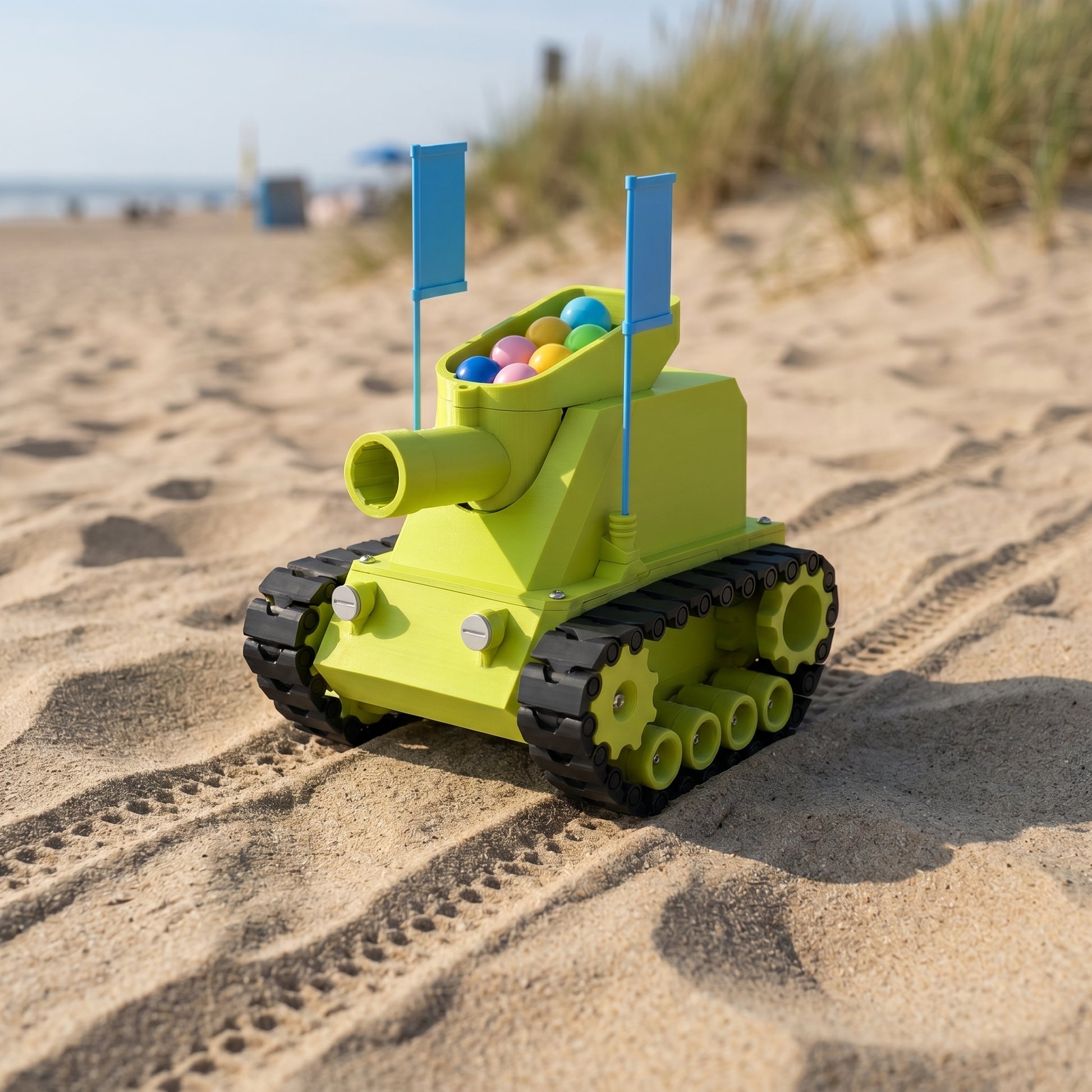 Kit Educativo RC Mini Tanque de Orugas en uso