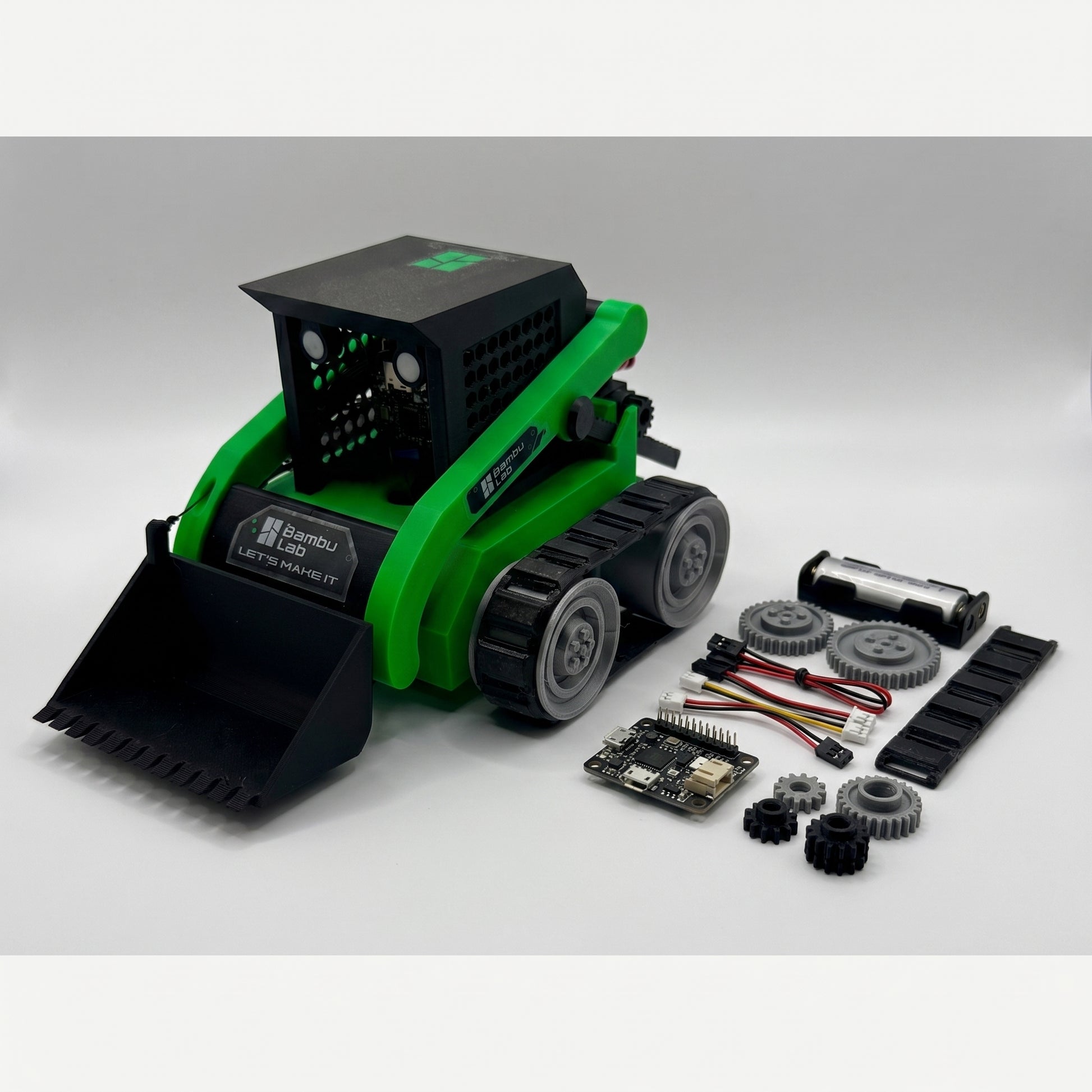 Kit Educativo RC Minicargadora de Orugas