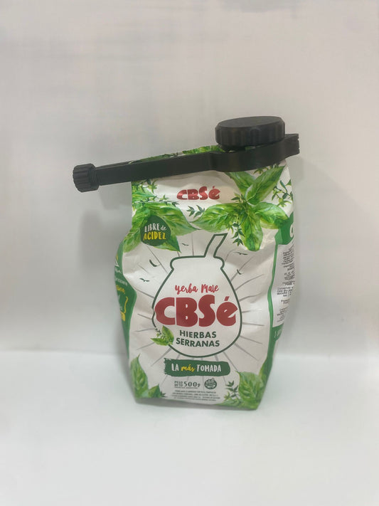 Clip cierra bolsa con tapa a rosca – Especial para paquete de yerba mate