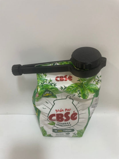 Clip cierra bolsa con tapa a rosca – Especial para paquete de yerba mate