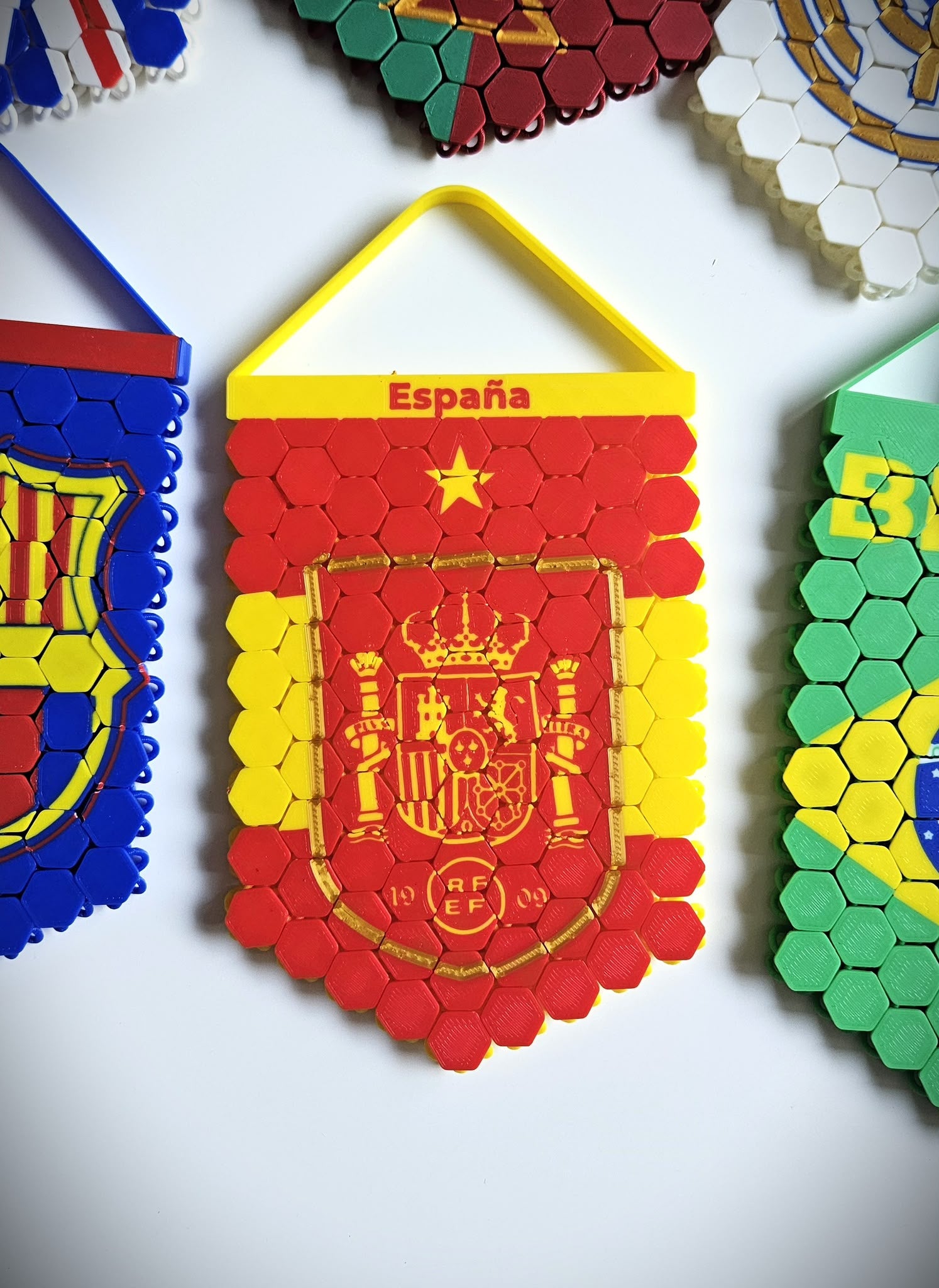 Banderin Espana 3D Totesti