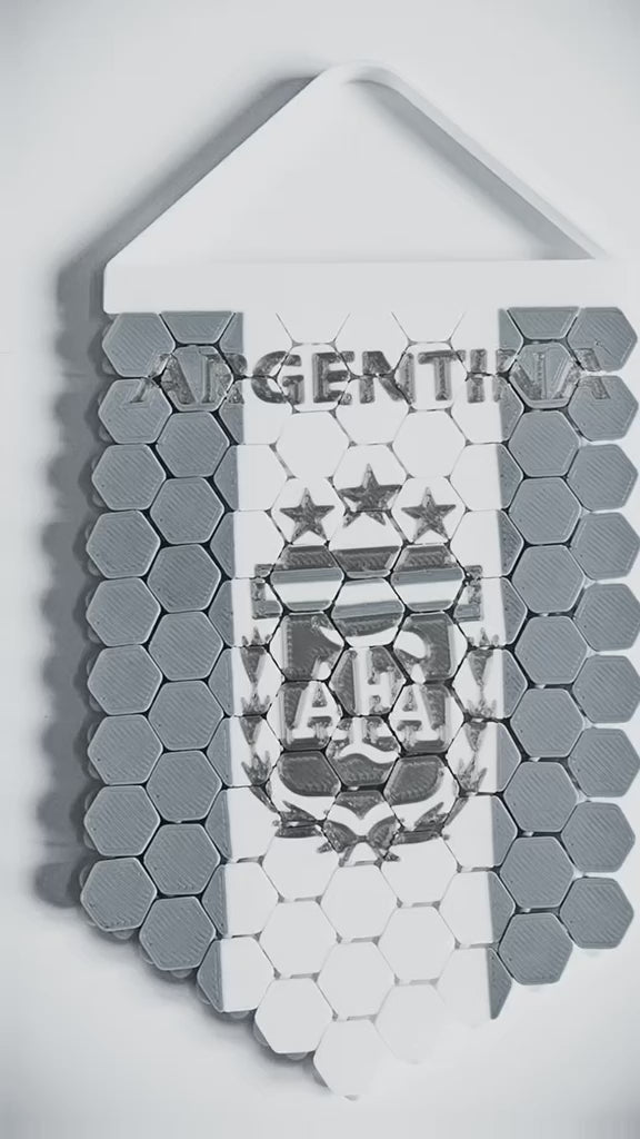 Video detalle de banderines 3D Totesti