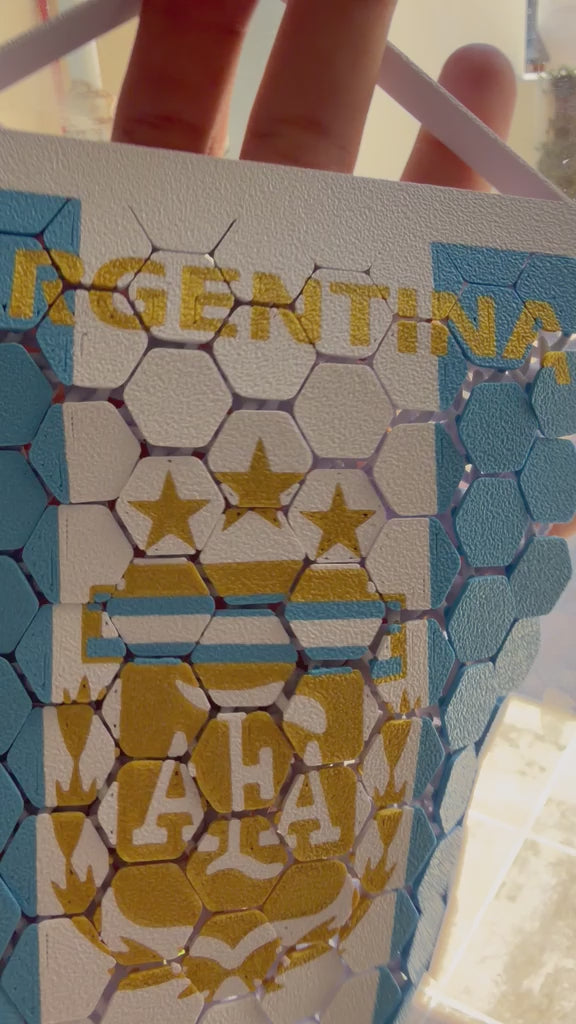 Video de banderines de clubes Totesti impresos en 3D