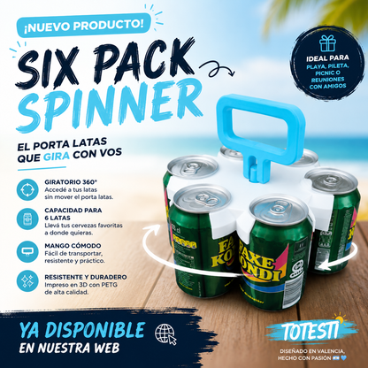 Grafica de lanzamiento Six Pack Spinner Totesti